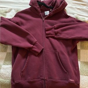 Aritzia TNA boyfriend zip up